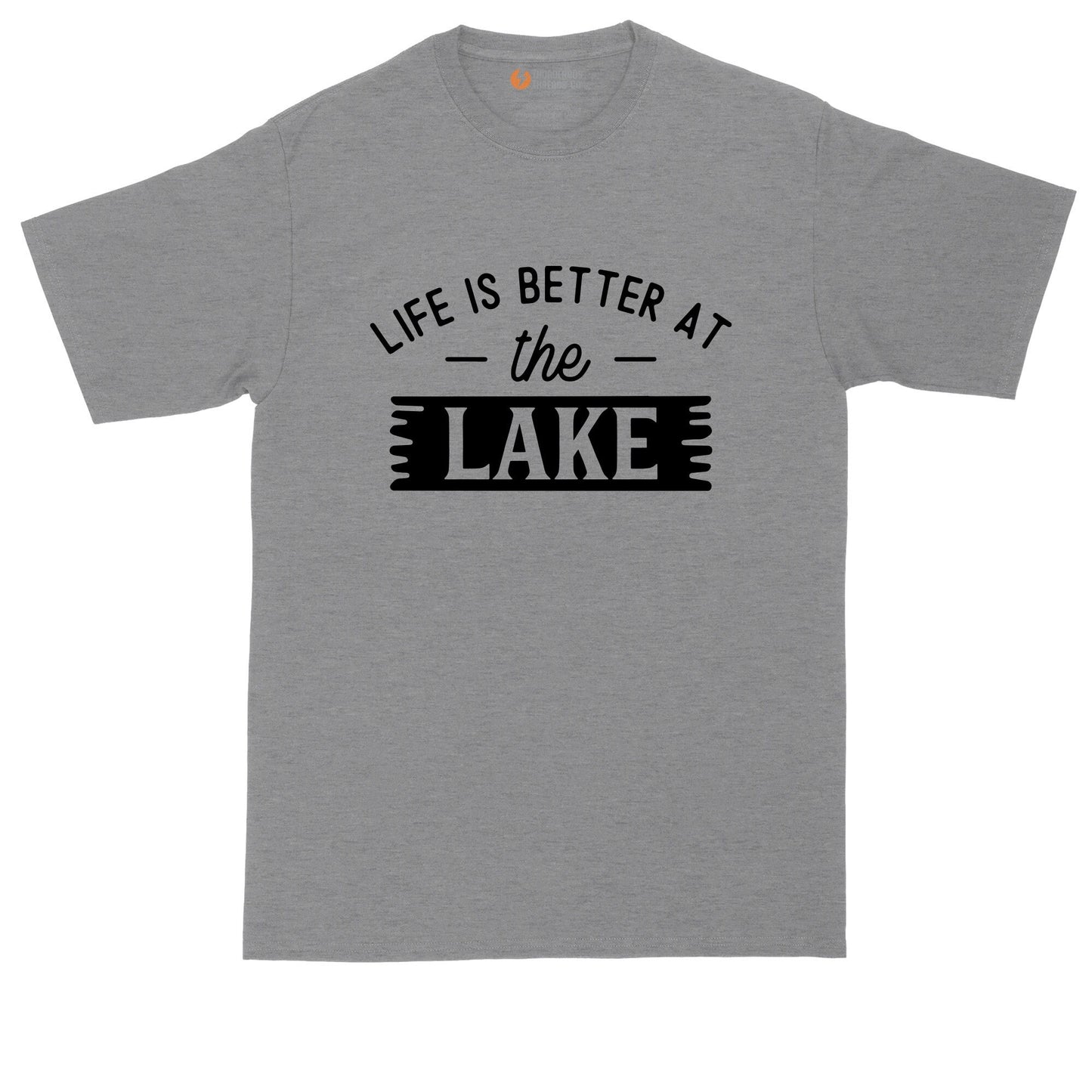 Life is Better at the Lake | Fishing Shirt | Mens Big and Tall T-Shirt
