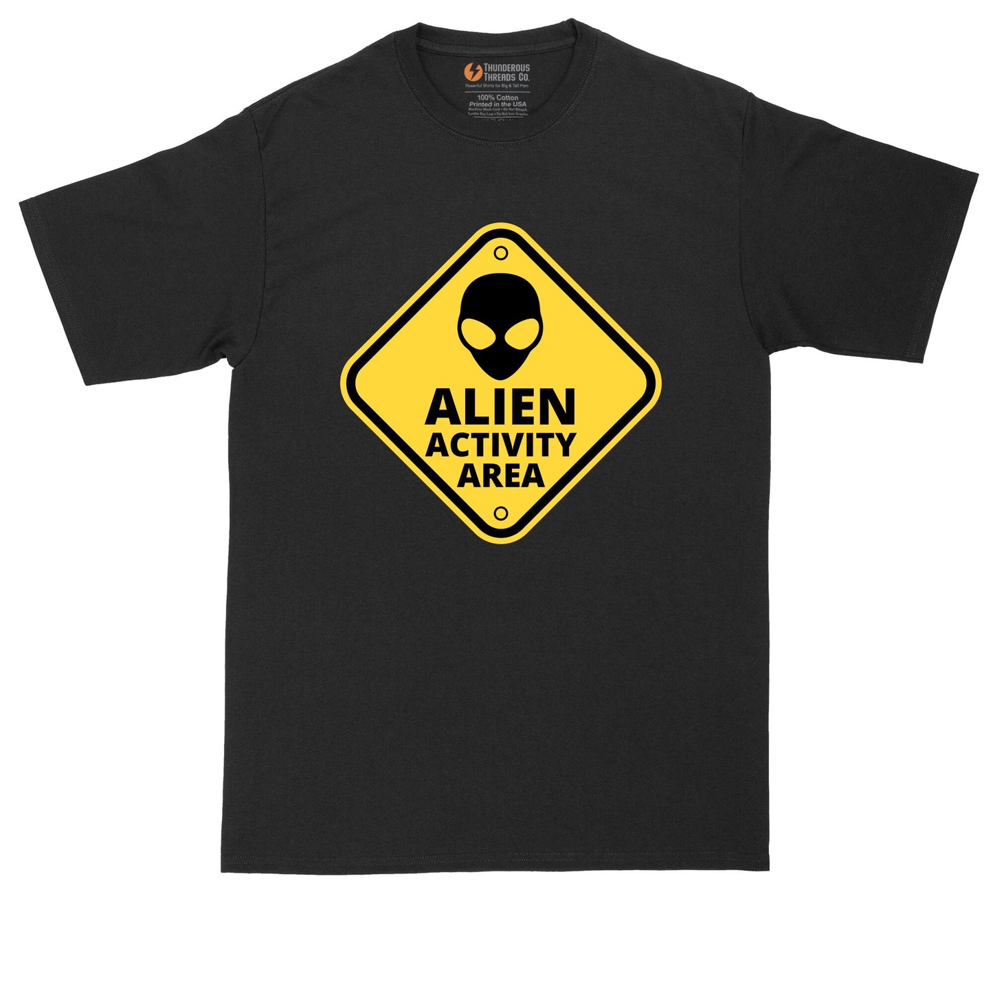 Alien Activity Area | Mens Big and Tall T-Shirt