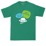 Weather Balloon That's Hysterical | Alien T-Shirt | Mens Big and Tall T-Shirt