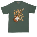 Electric Guitar | Music Shirt | Guitar Player Shirt | Mens Big and Tall T-Shirt