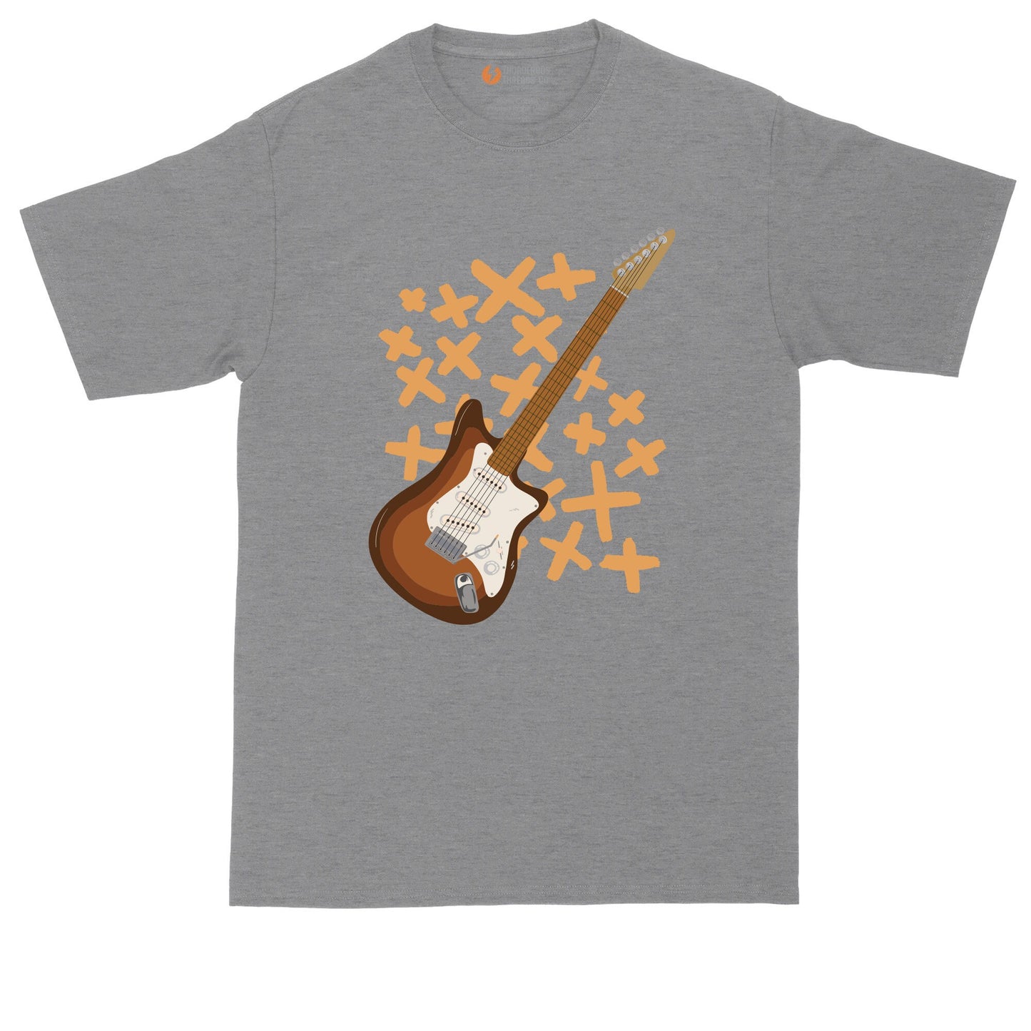Electric Guitar | Music Shirt | Guitar Player Shirt | Mens Big and Tall T-Shirt
