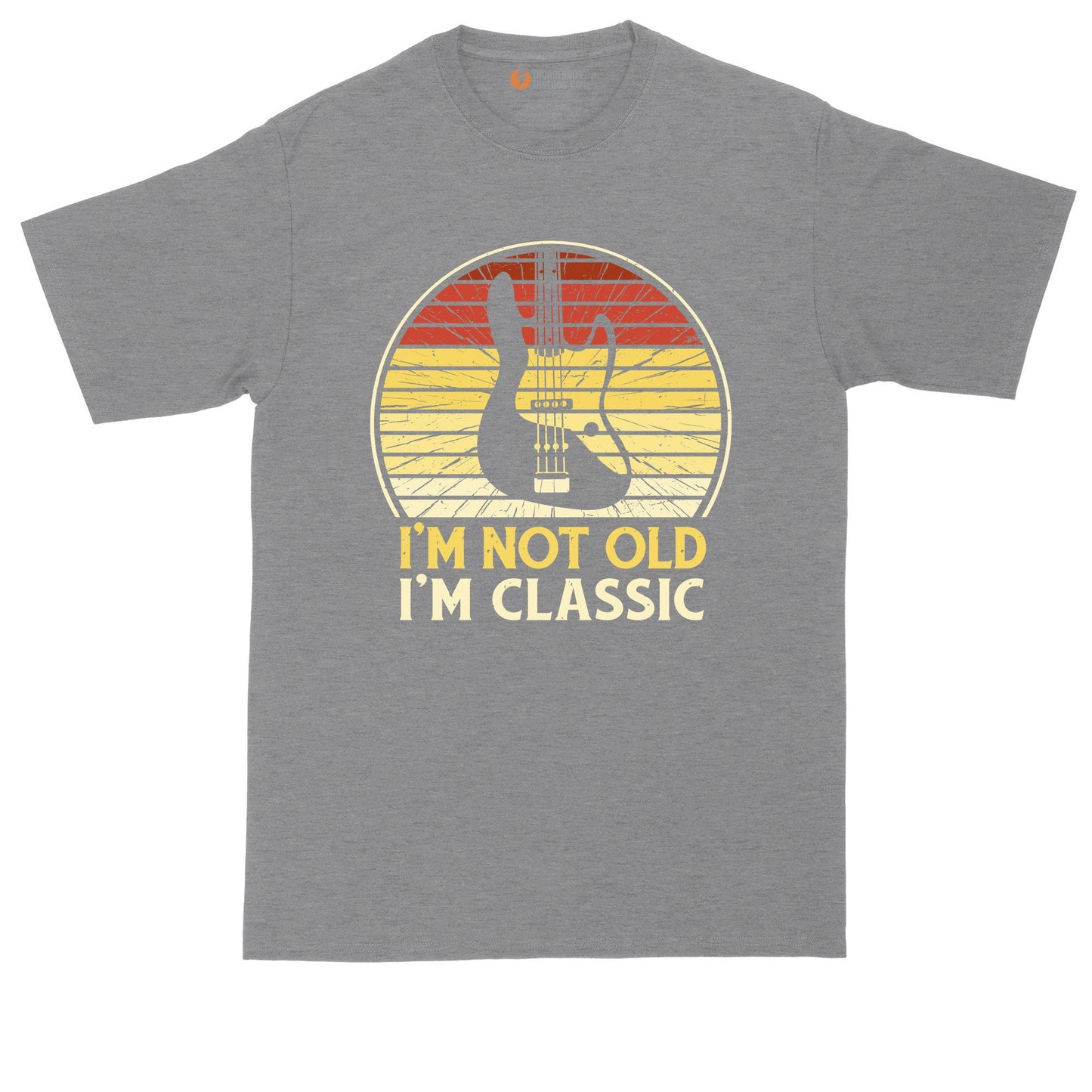 I'm Not Old I'm Classic Guitar Version | Music Shirt | Guitar Player Shirt | Mens Big and Tall T-Shirt