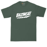 Bazinga | Big and Tall Mens T-Shirt | Funny T-Shirt | Graphic T-Shirt