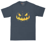 Happy Halloween Jack o Lantern | Funny Halloween Shirt | Mens Big & Tall T-Shirt