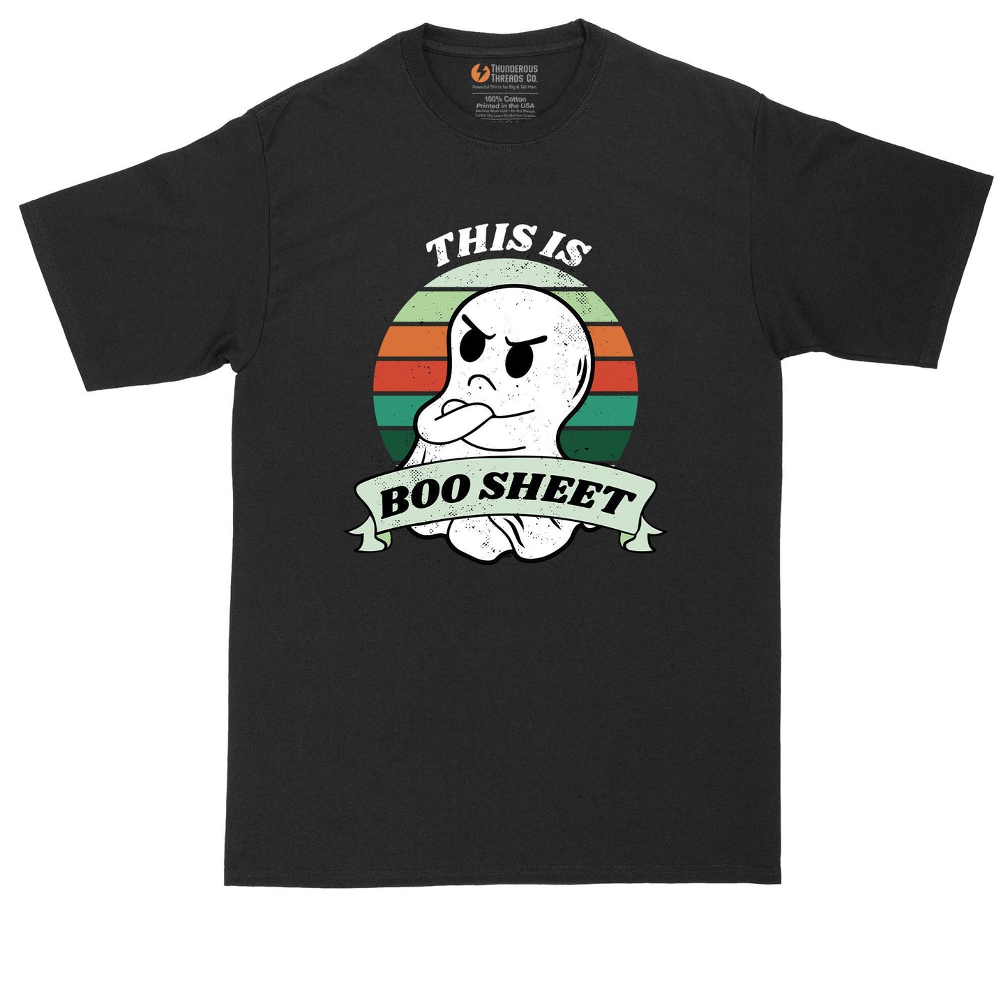 This is Boo Sheet | Funny Halloween Shirt | Mens Big & Tall T-Shirt