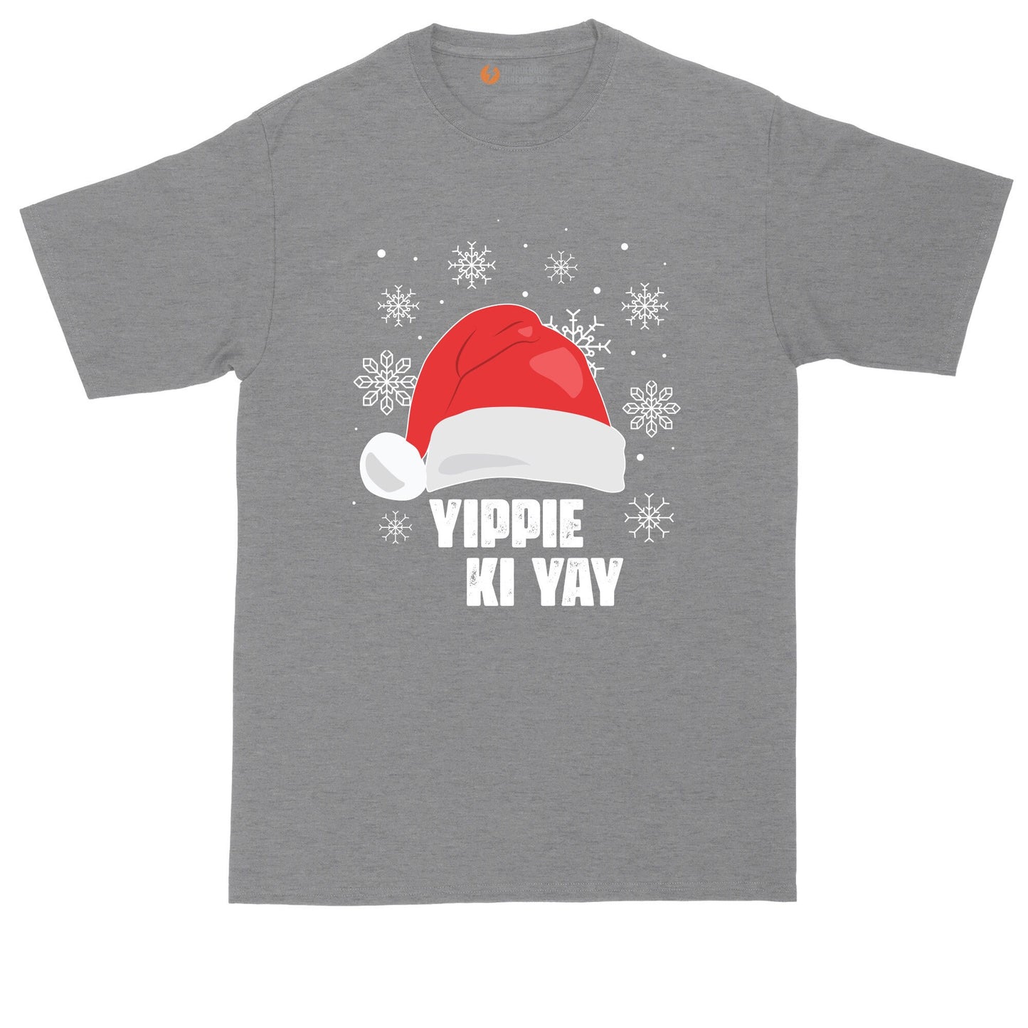 Yippee Ki Yay | Funny Christmas Shirt | Funny Christmas Movie Watching Shirt | Mens Big & Tall T-Shirt | Movie Lover | Action Movie