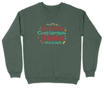 Hot Chocolate Cozy Blankets and Christmas Movies | Crew Neck Sweatshirt | Big & Tall | Mens and Ladies |Christmas Sweater | Funny Christmas