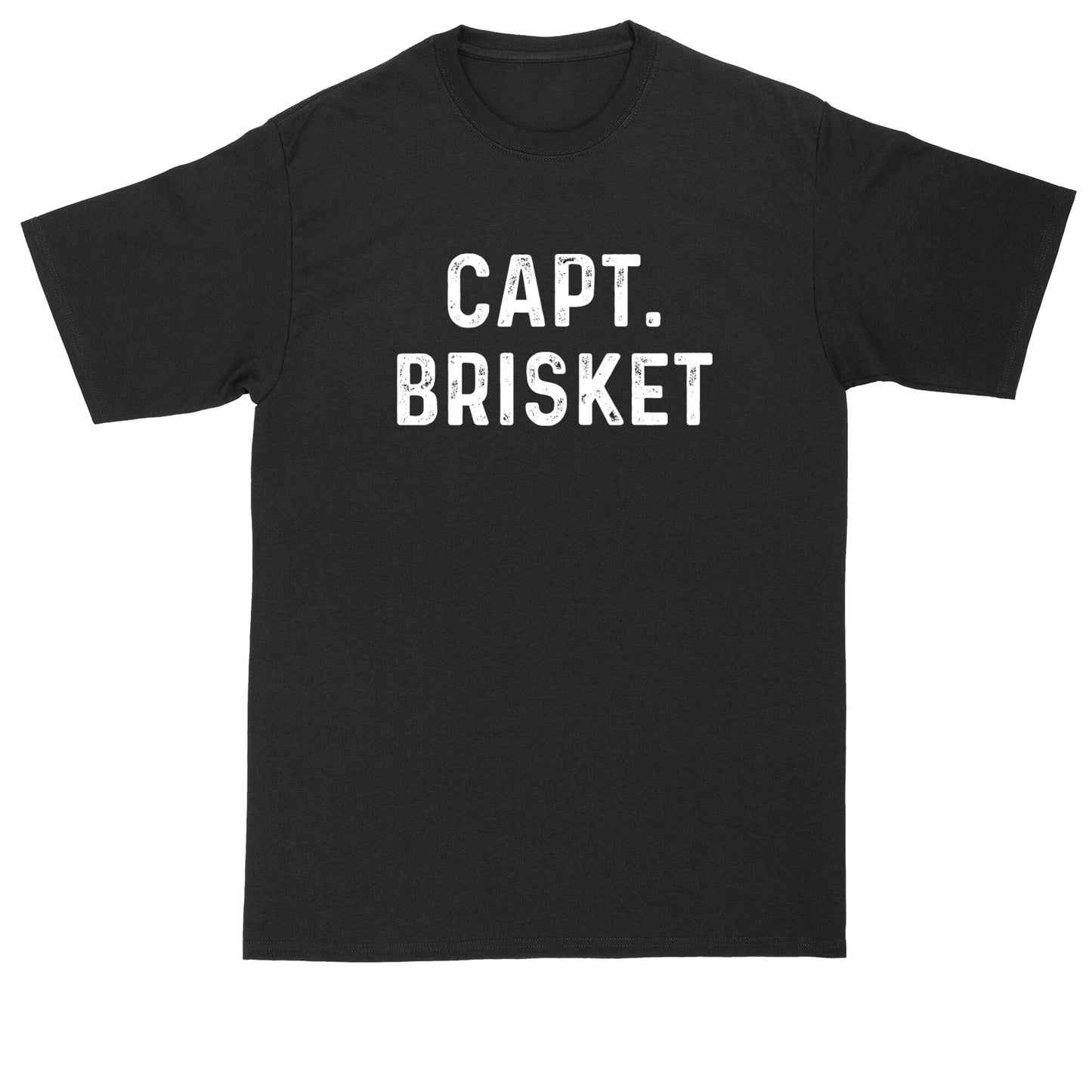 Capt Brisket | Big and Tall Mens T-Shirt | Funny T-Shirt | Graphic T-Shirt