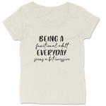 Being a Functional Adult Everyday Seems Excessive | Ladies Plus Size T-Shirt | Curvy Collection | Funny T-Shirt | Graphic T-Shirt
