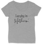 Every Day I'm Motherin | Ladies Plus Size T-Shirt | Curvy Collection | Funny T-Shirt | Graphic T-Shirt | Mom Shirt | Mothers Day Gift